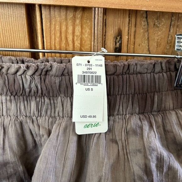 NWT Aerie Small Brown Skirt Tiered Rock and Ruffle‎ Tie Dye - Picture 7 of 11
